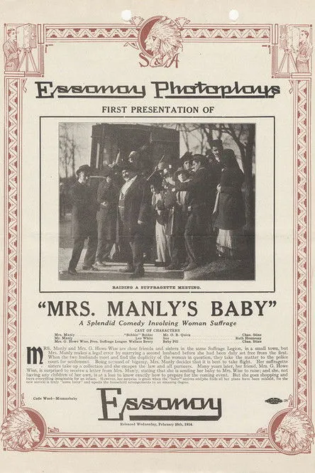 Robert Bolder interpreta a Mrs. Manly en Mrs. Manly's Baby