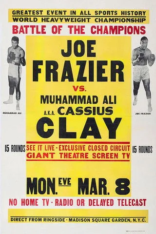 Muhammad Ali interpreta a Self en Muhammad Ali vs. Joe Frazier I