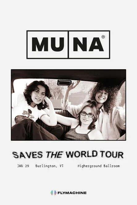 Póster de MUNA: Saves the World Tour - Live in Vermont
