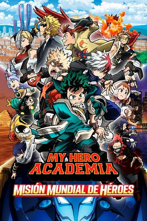 Póster de My Hero Academia 3: Misión mundial de héroes
