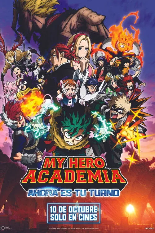 Póster de My Hero Academia¡Ahora te toca!