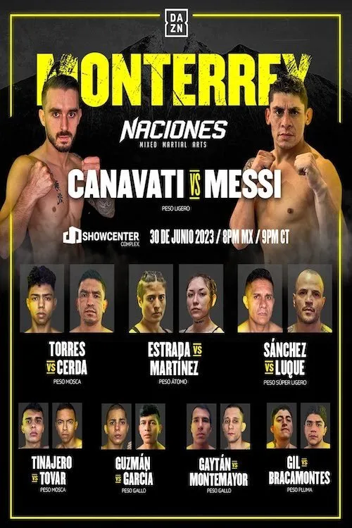 Póster de Naciones MMA 15: Monterrey