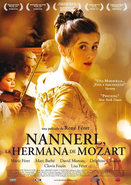 Delphine Chuillot interpreta a Anna-Maria Mozart en Nannerl, la hermana de Mozart