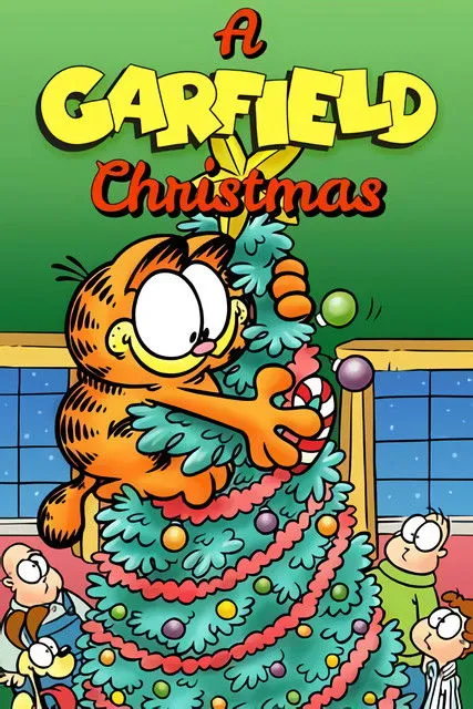 Póster de Navidades con Garfield