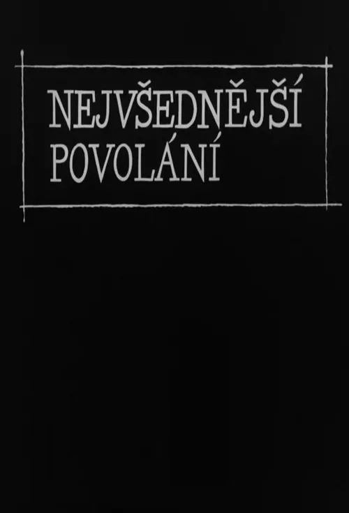 Portada de Nejvšednější povolání
