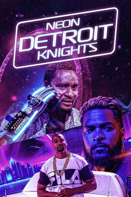 Póster de Neon Detroit Knights
