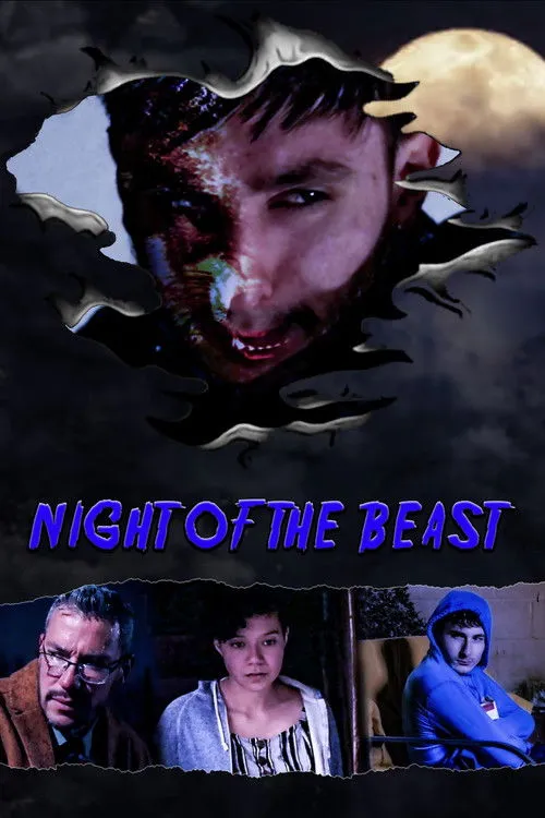 Joey Ambrosini interpreta a Blue Hood Man en Night of the Beast