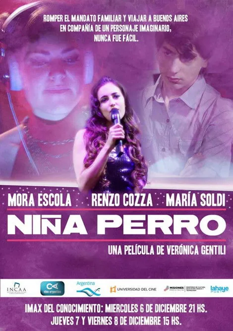 Póster de Niña perro