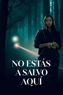 Póster de No estás a salvo aquí