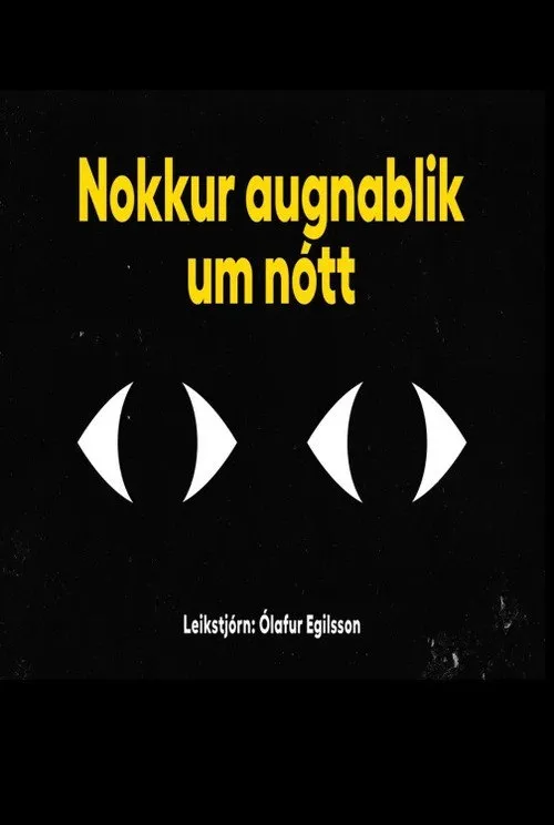 Póster de Nokkur augnablik um nótt