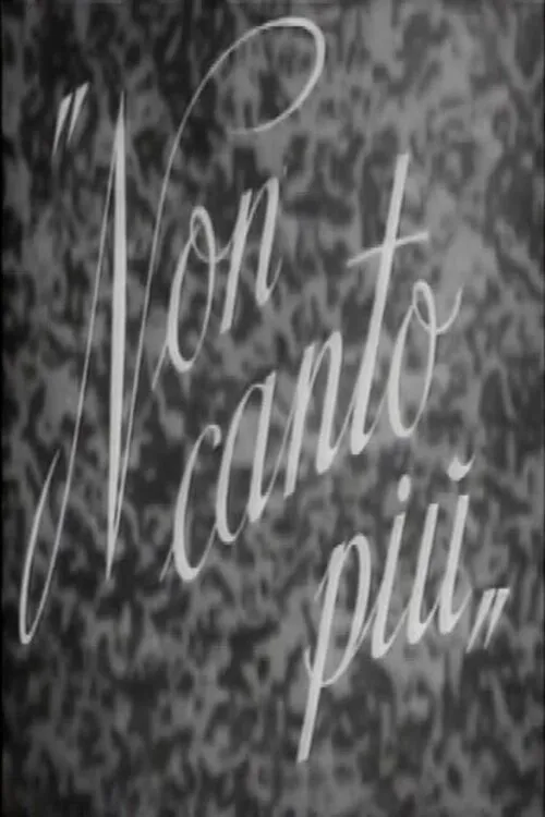 Portada de Non canto più