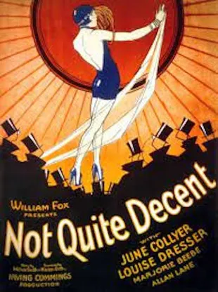 June Collyer interpreta a Linda Cunningham en Not Quite Decent