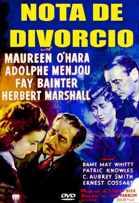 Póster de la película Nota de divorcio