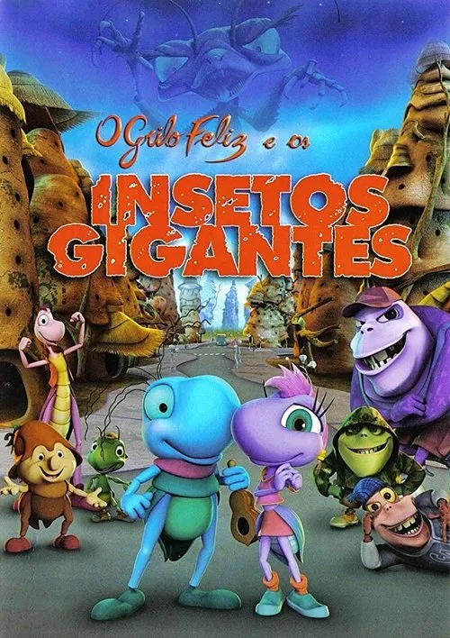 Póster de O Grilo Feliz e os Insetos Gigantes
