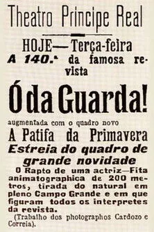 Lino Ferreira interpreta a en O Rapto de uma Actriz