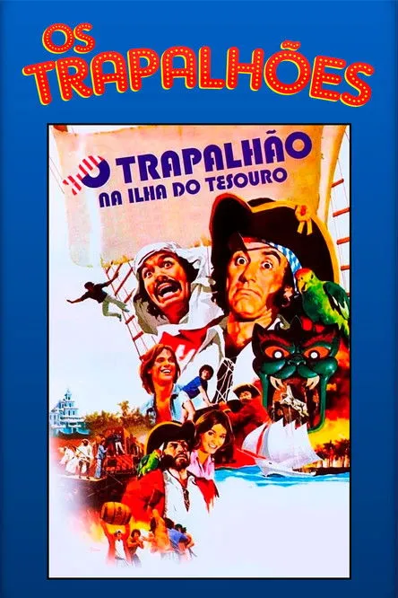 Póster de la película O Trapalhão na Ilha do Tesouro