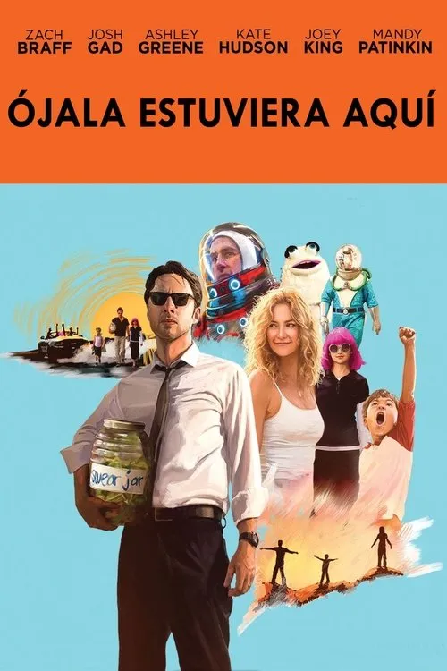 Póster de Ojalá estuviera aquí