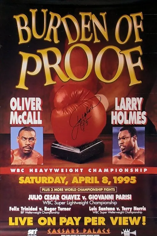 Póster de Oliver McCall vs. Larry Holmes