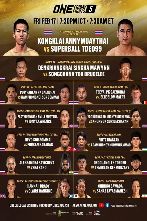 Denkriangkrai Singha Mawynn interpreta a Self en ONE Friday Fights 5: Kongklai vs. Superball