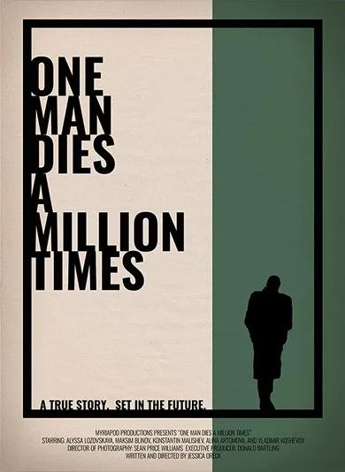 Póster de One Man Dies a Million Times