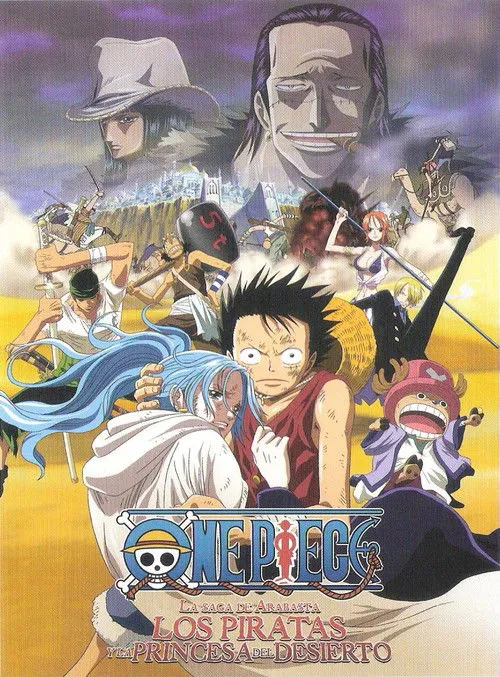 Póster de One Piece: Saga de Arabasta - Los Piratas y la Princesa del Desierto