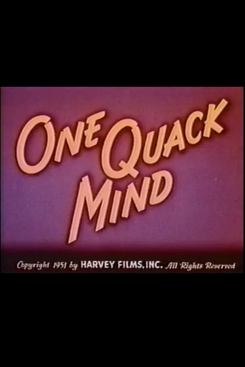 Póster de la película One Quack Mind