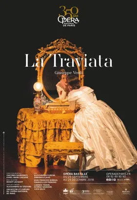 Póster de Opéra National de Paris: Verdi's La Traviata