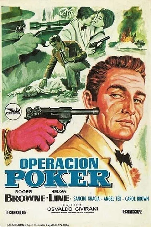 Roger Browne interpreta a Glenn Forest en Operación Póker