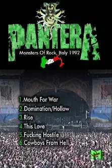 Rex Brown interpreta a Bass en Pantera: [1992] Monsters of Rock Italy