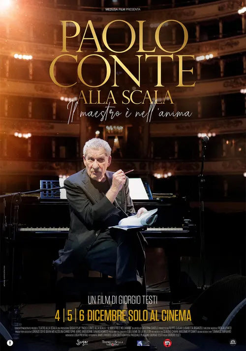Póster de Paolo Conte alla Scala - Il maestro è nell’anima