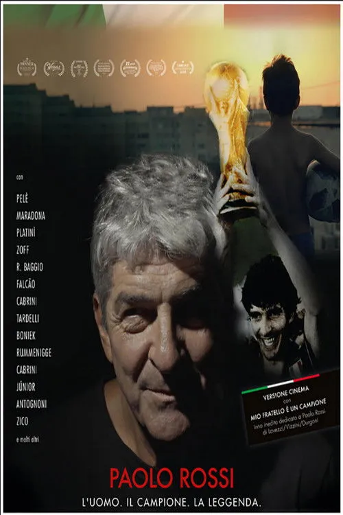Paolo Rossi interpreta a en Paolo Rossi - L'uomo. Il campione. La leggenda