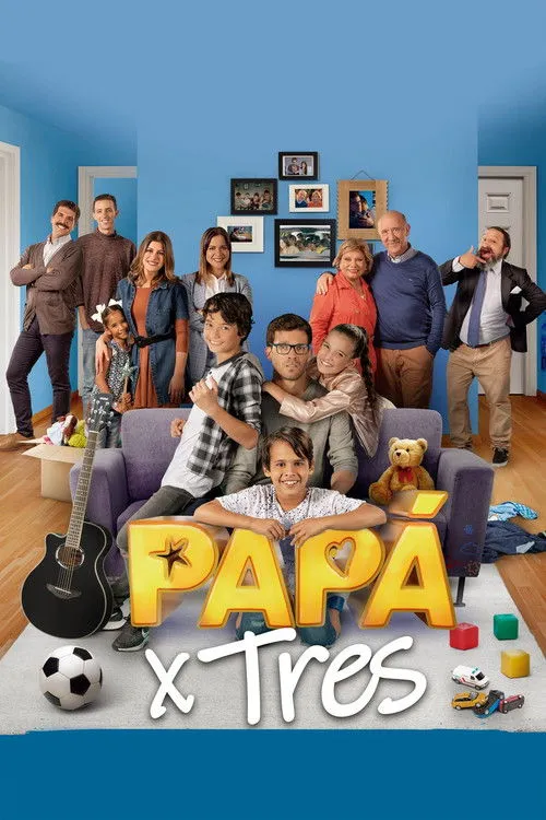 Póster de Papá X Tres