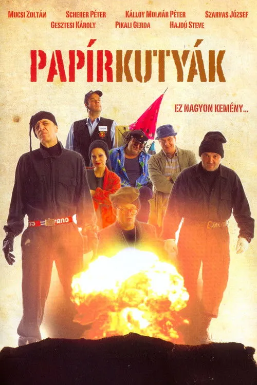 József Szarvas interpreta a Zárzorró en Papírkutyák