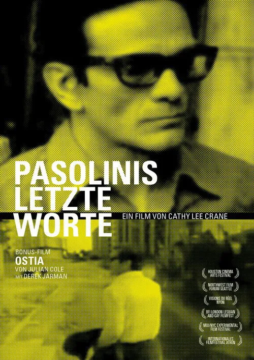 Póster de Pasolini's Last Words