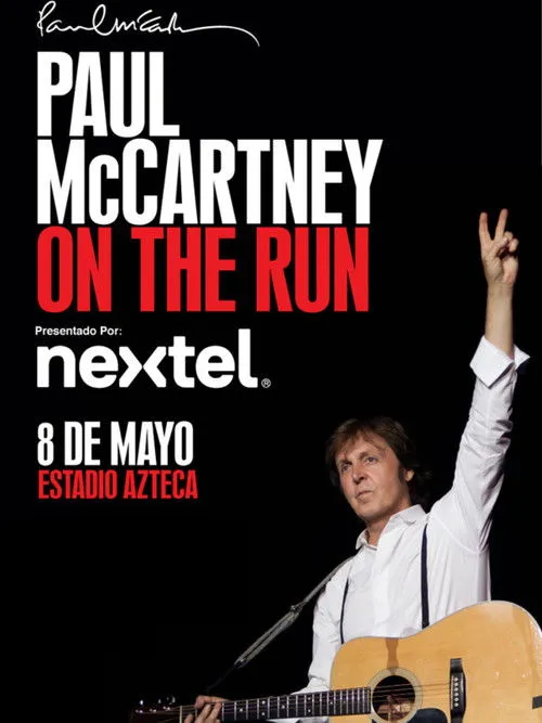 Póster de Paul McCartney On the Run Tour - Estadio Azteca