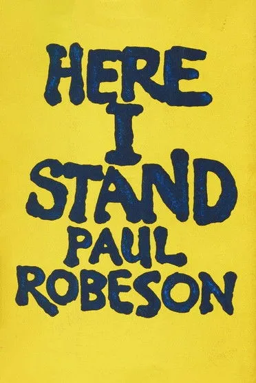 Póster de Paul Robeson: Here I Stand