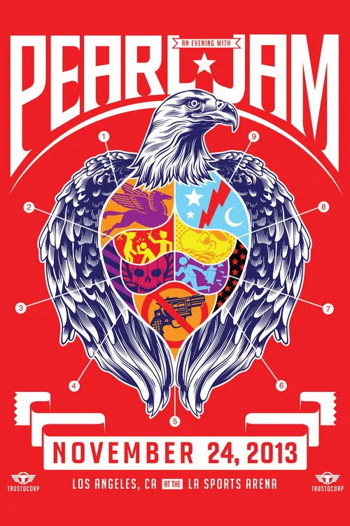 Póster de la película Pearl Jam: Los Angeles 2013 - Night 2