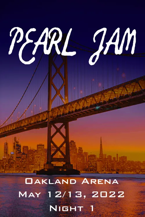 Póster de la película Pearl Jam: Oakland 2022 - Night 1