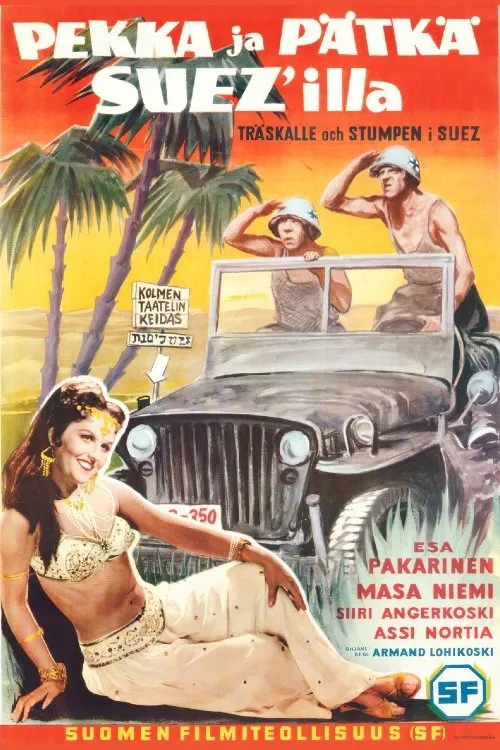 Assi Nortia interpreta a Suleima en Pekka ja Pätkä Suezilla