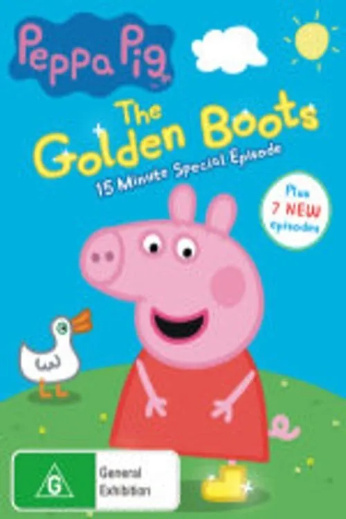 Póster de Peppa Pig. Las botas de oro