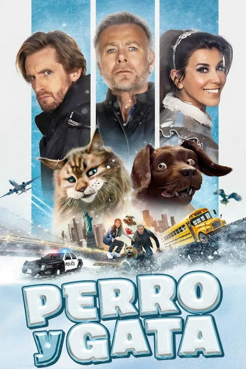 Póster de Perro y gata