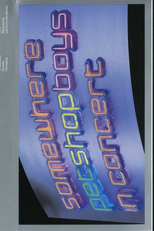 Póster de Pet Shop Boys: Somewhere