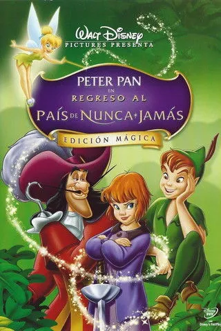 Póster de Peter Pan en Regreso al país de Nunca Jamás