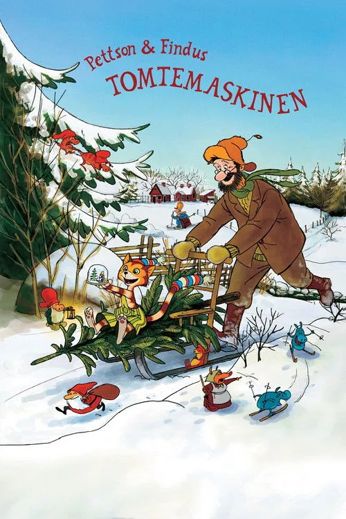 Póster de Pettson & Findus - Tomtemaskinen