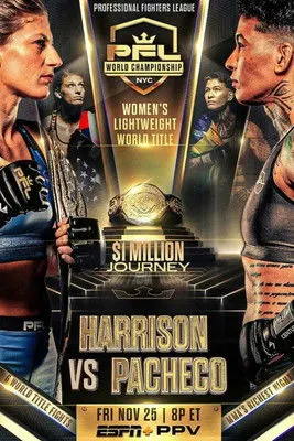 Póster de PFL Finals 2022 - PFL 10: Harrison vs Pacheco