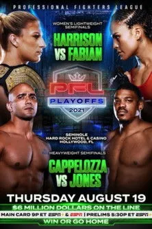Póster de PFL Playoffs 2021 - PFL 8: Harrison vs Fabian