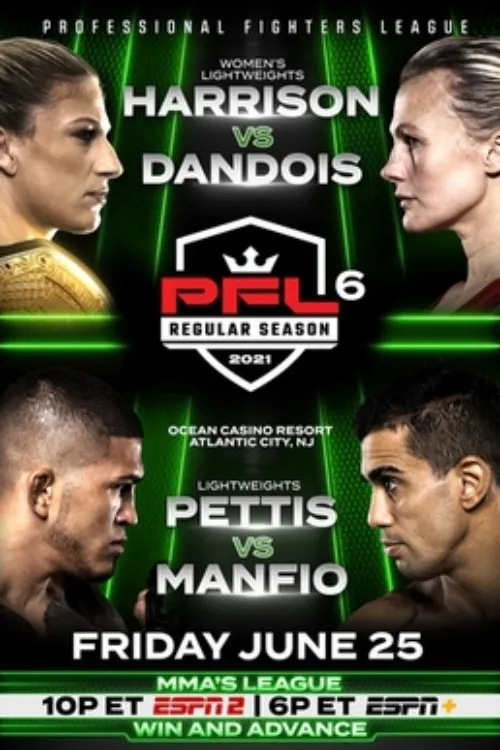 Póster de PFL Regular Season 2021 - PFL 6: Harrison vs. Dandois