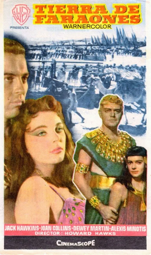 Jack Hawkins interpreta a Pharaoh Khufu en Tierra de faraones