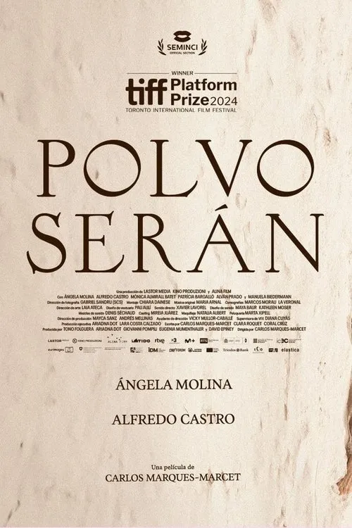 Póster de Polvo serán