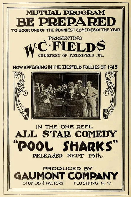 W.C. Fields interpreta a  en Pool Sharks